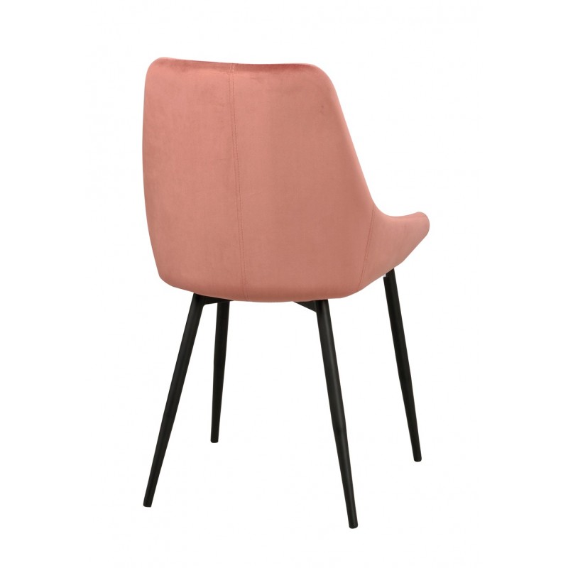 RO Sier Dining Chair Pink Velvet